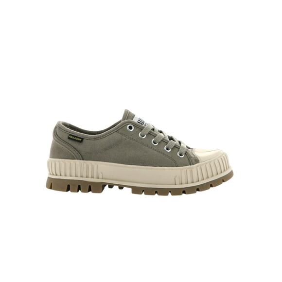 Palladium Pallashock OG Green Canvas Unisex Sneakers - Casual Iconic Style - Picture 1 of 10